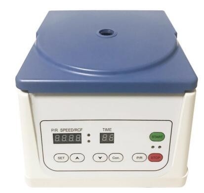 প্লেটলেট সমৃদ্ধ প্লাজমা জন্য নিম্ন গতির 8 * 15ml PRP সেন্ট্রিফুগ মেশিন