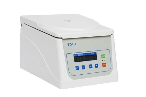 4000rpm পোর্টেবল ল্যাব সেন্ট্রিফুগ মেশিন 8x20ml ব্রাশহীন এসি মোটর সহ