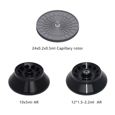 অ্যাডজাস্টেবল স্পিড রেঞ্জ 0-16500rpm উচ্চ গতির সেন্ট্রিফুগ সঙ্গে কোণ এবং ক্যাপিলারি রটার 340 * 260 * 220mm